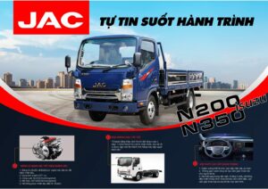 xe tải Jac N350 - 3.5 tấn động cơ Isuzu
