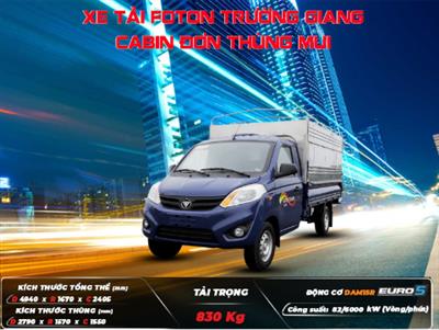 Xe tải Trường Giang T3 980kg Cabin đơn  Xe tải giá gốc