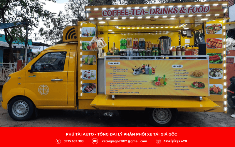 Xe bán hàng lưu động DONGBEN SRM T30 – 990kg xe tải bán hàng lưu động 7