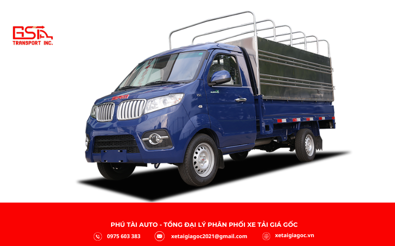 Xe tải SRM T30 thùng mui bạt là lựa chọn lý tưởng cho nhu cầu vận chuyển hàng nhẹ đến vừa