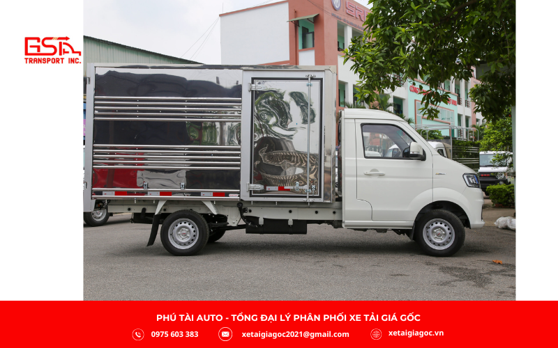 Xe tải SRM T50 được đánh giá cao nhờ khả năng chuyên chở hàng hóa ổn định