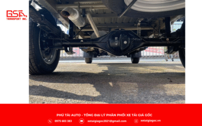 Khung gầm xe tải SRM T30 thùng kín inox được thiết kế chắc chắn và bền bỉ