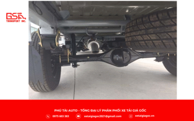 Khung gầm SRM T50 thùng mui bạt inox được thiết kế chắc chắn, bền bỉ với 2 lớp dầm chính dày