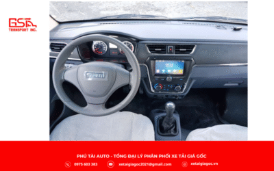 Xe tải SRM T30 thùng mui bạt có thiết kế hiện đại, tiện dụng và bền bỉ