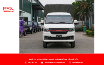 Xe tải SRM T50 thùng mui bạt inox sở hữu thiết kế hiện đại và thực dụng