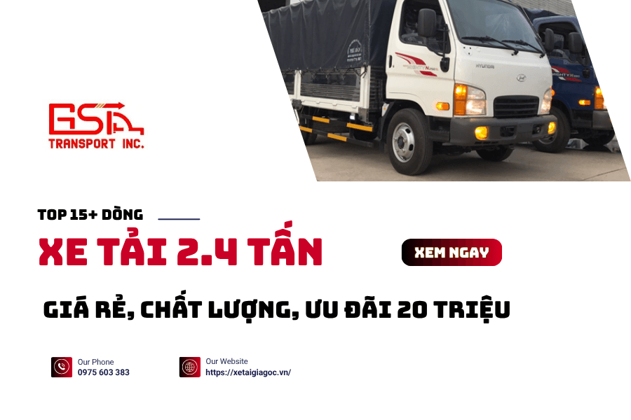 xe tải 2.4 tấn