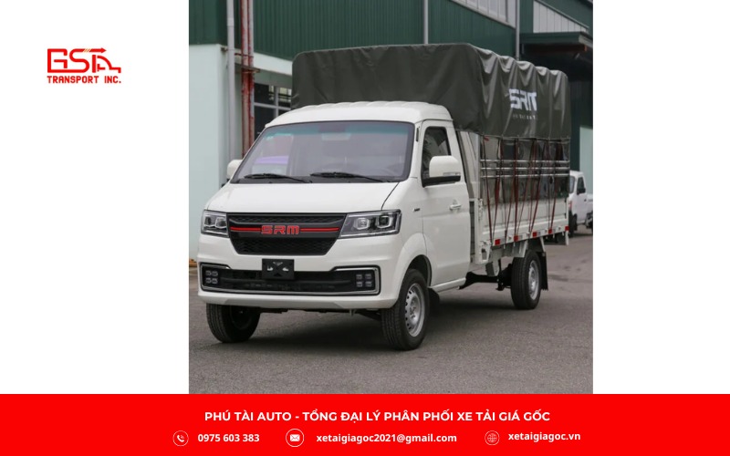 Xe tải SRM T35 nổi bật với khả năng chở hàng linh hoạt và hiệu quả