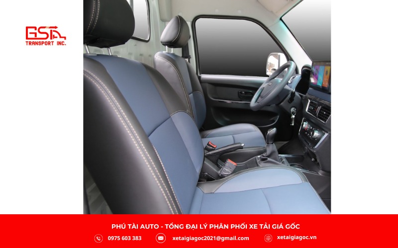 Xe tải SRM T35 sở hữu thiết kế nội, ngoại thất hiện đại, tiện nghi, đáp ứng tốt nhu cầu vận chuyển hàng nhẹ