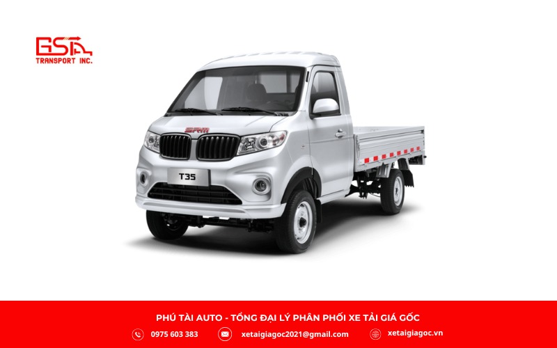 Xe tải SRM T35 thùng lửng là lựa chọn lý tưởng cho việc vận chuyển hàng hóa nhẹ và vật dụng