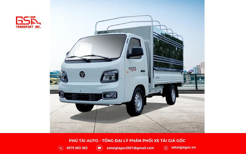 Xe tải Veam FOTON T25 thùng mui bạt là dòng xe tải nhẹ được ưa chuộng nhờ thiết kế hiện đại và khả năng vận chuyển linh hoạt