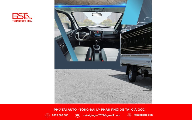 Xe tải Veam FOTON T25 được trang bị động cơ xăng DAM15R với công nghệ Nhật Bản