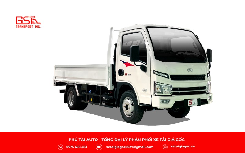 Xe tải Veam S80 thùng lửng là giải pháp vận tải linh hoạt