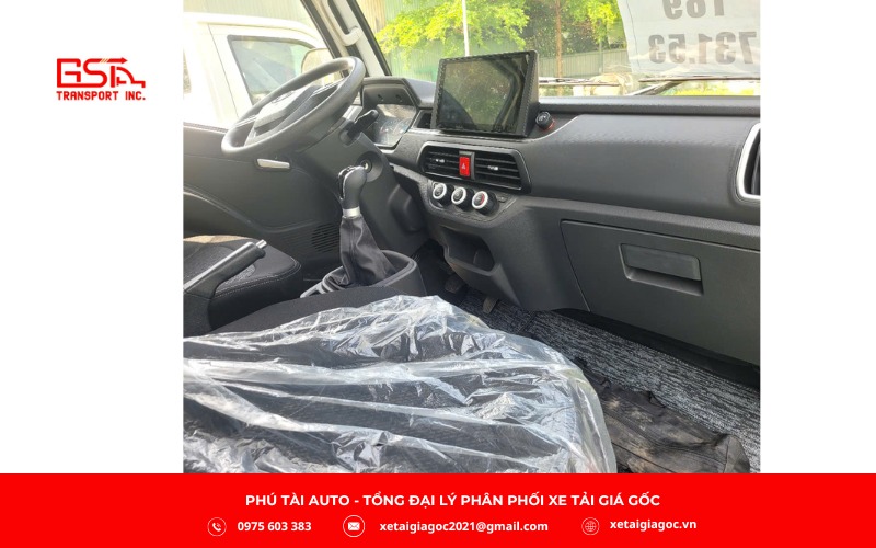 Xe tải Veam S80 được đánh giá cao về cả nội và ngoại thất