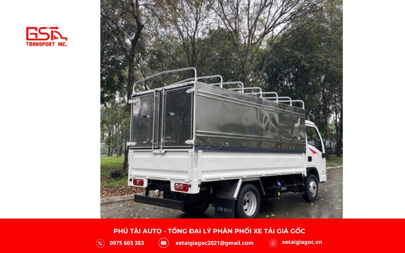 Xe tải Veam S80 thùng bạt được đánh giá là phiên bản xe tải nhẹ linh hoạt