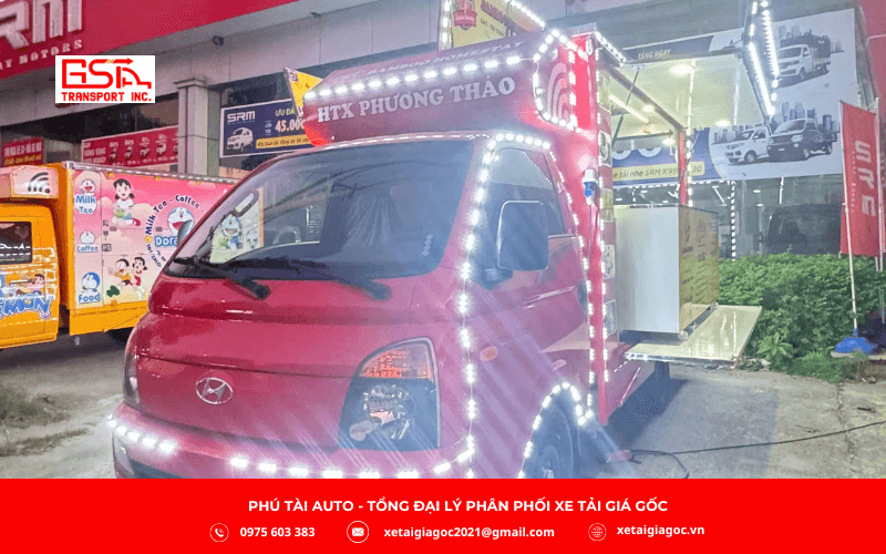 Xe tải bán hàng lưu động Hyundai Porter 2 Xe tải bán hàng lưu động Hyundai Porter 2