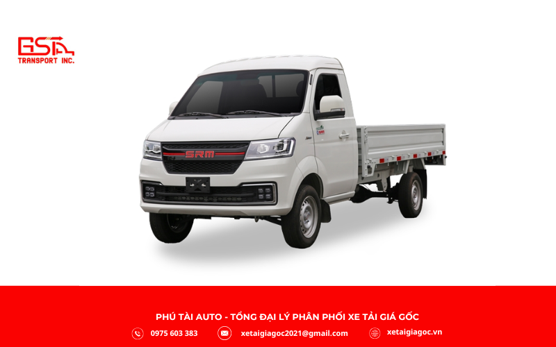 Xe tải SRM T50 thùng lửng là mẫu xe tải nhẹ nổi bật trong phân khúc 1,25 tấn