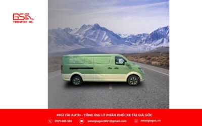 Xe tải van Đô Thành V56 2 chỗ 945kg sở hữu ngoại thất hiện đại, nhỏ gọn, lý tưởng cho môi trường đô thị đông đúc