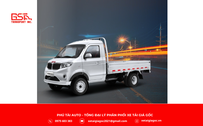 Xe tải SRM S1 thùng lửng thuộc phân khúc 1.5 tấn, nổi bật với thùng hàng rộng rãi và khả năng chịu tải tốt