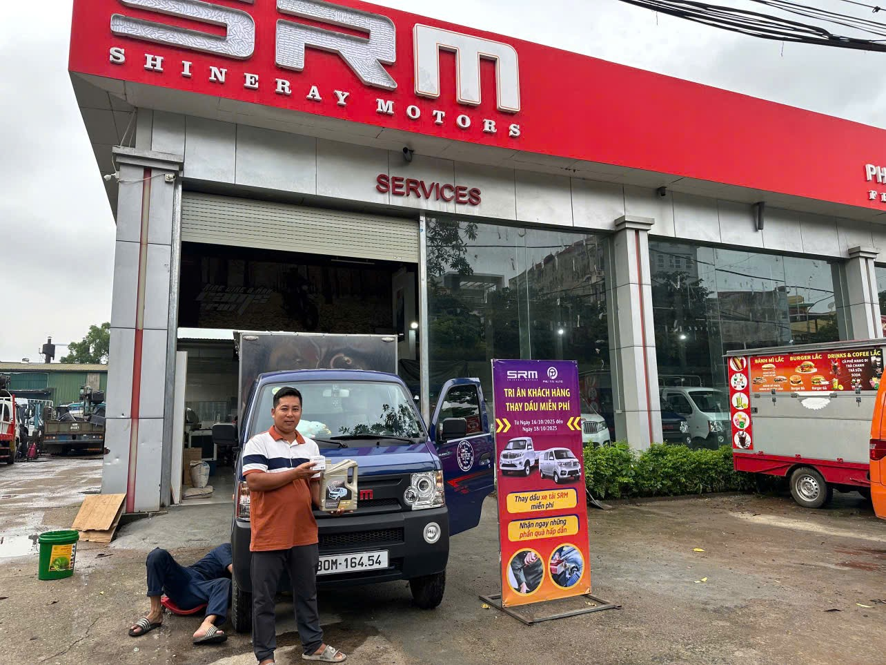 Tại Phú Tài Auto khách hàng có thể mua xe tải SRM 930 Kg và nhiều phiên bản khác với giá gốc từ nhà máy, kèm các chương trình hỗ trợ trả góp, bảo hành