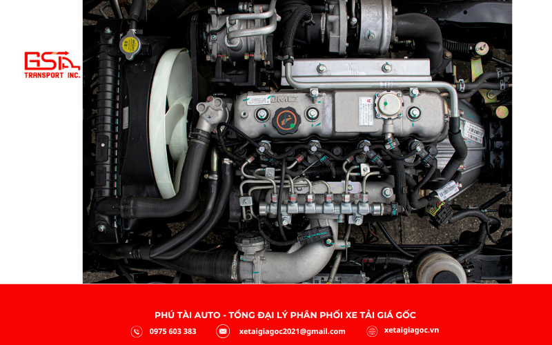 Xe tải Đô Thành IZ65M Plus sử dụng động cơ Diesel ISUZU Euro 5 công nghệ Nhật Bản