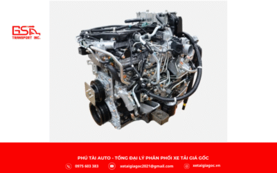 Xe tải Đô Thành IZ65M Plus thùng lửng sử dụng động cơ Diesel 4 kỳ, 4 xi-lanh tăng áp, dung tích 2.771 cc