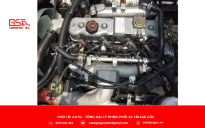 Xe tải Đô Thành IZ50S thùng kín trang bị động cơ JX493ZLQ4 công nghệ Isuzu Nhật Bản