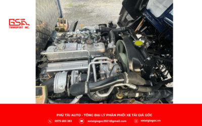 Xe tải Đô Thành IZ62M thùng kín sử dụng động cơ Diesel JX493ZLQ5 công nghệ Isuzu, dung tích 2.771 cc, cho công suất 116 mã lực và mô-men xoắn 285 N.m