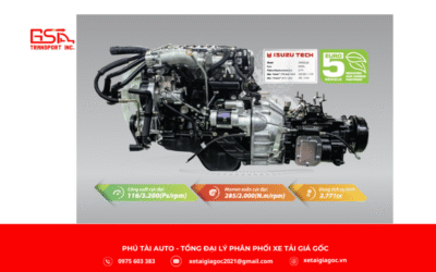 Xe tải Đô Thành IZ50M thùng mui bạt được trang bị động cơ JX493ZLQ5 do Isuzu – Nhật Bản sản xuất, nổi tiếng về độ bền và khả năng tiết kiệm nhiên liệu