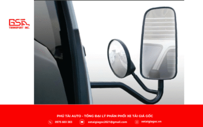 gương chiếu hậu bản lớn có gương cầu mù, đèn hậu cân đối và lốp 6.50R15 bám đường tốt