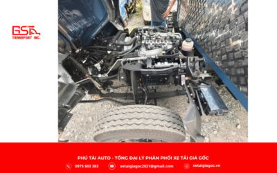 Khung gầm xe tải Đô Thành IZ50S thùng mui bạt được chế tạo từ thép chịu lực cao cấp