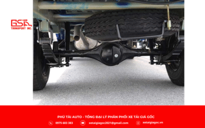 Khung gầm SRM T15 thùng mui bạt được chế tạo chắc chắn với thép gia cường chịu tải cao