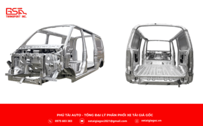 Xe tải Van V2 chế tạo từ thép cường lực, thiết kế chịu tải tốt độ bền cao – chống xoắn hiệu quả