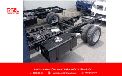 Khung gầm xe tải SRM S1 thùng bạt được thiết kế chắc chắn, bền bỉ và ổn định, đáp ứng tốt nhu cầu vận tải nội thành lẫn ngoại thành