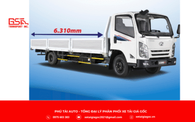 Xe tải Đô Thành IZ50S thùng lửng sở hữu kích thước thùng hàng 3.800 x 1.850 x 500 mm