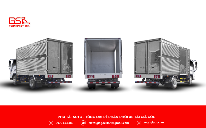 Xe tải JAC H250 E5 thùng kín bảo vệ tốt hàng hóa nhạy cảm