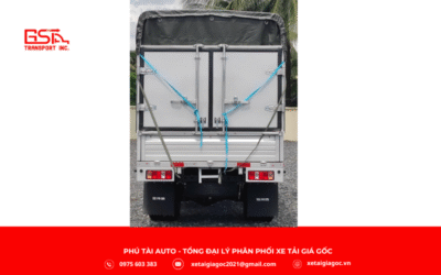 Thùng xe tải SRM S1 thùng bạt với thiết kế bạt linh hoạt có thể điều chỉnh chiều cao phù hợp với nhiều loại hàng hóa khác nhau.