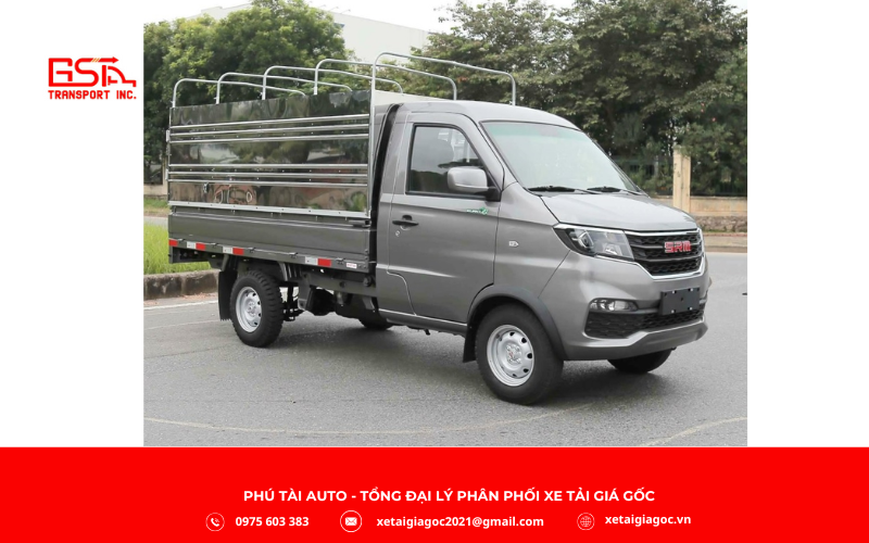 Xe tải SRM T20a thùng mui bạt 930 kg sở hữu thùng hàng có kích thước rộng rãi, đáp ứng nhu cầu vận chuyển đa dạng