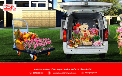 Xe tải Van V2 thùng hàng rộng rãi chở được nhiều hàng