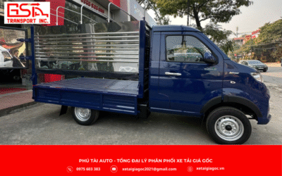 Ngoại thất SRM T15 thùng mui bạt sở hữu phong cách hiện đại và khỏe khoắn