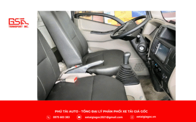 Nội thất xe tải Đô Thành IZ65M Plus thùng lửng được thiết kế rộng rãi và tiện nghi, mang lại cảm giác thoải mái cho tài xế trong suốt hành trình.