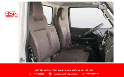 Xe tải Đô Thành IZ45S thùng kín mang đến không gian cabin rộng rãi, thoải mái và đầy đủ tiện nghi cho người lái.