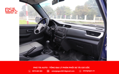 Nội thất xe tải SRM T15 thùng lửng được thiết kế theo hướng hiện đại và tiện nghi