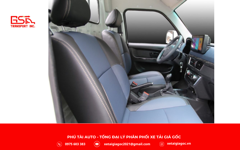 Nội – ngoại thất của xe tải SRM T15 được thiết kế hiện đại và tiện nghi, mang đến trải nghiệm thoải mái cho tài xế trong quá trình vận hành