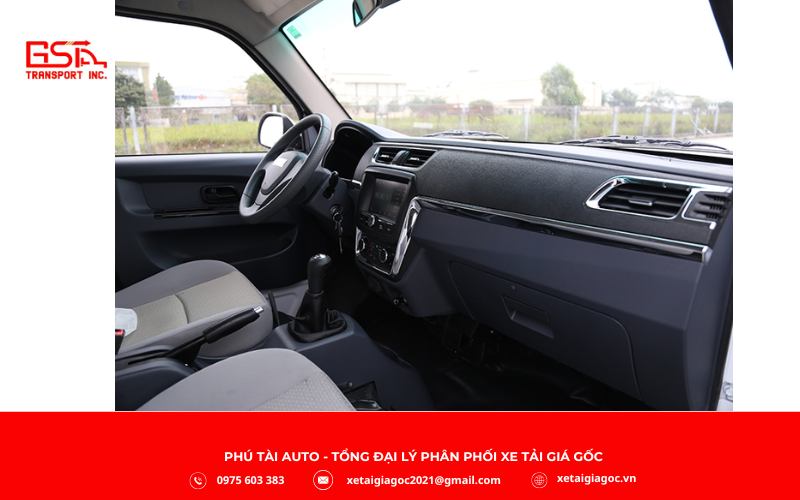 Xe tải SRM T30 thùng dài 2.9m có kiểu dáng hiện đại, gọn gàng và phù hợp với nhu cầu vận chuyển trong đô thị