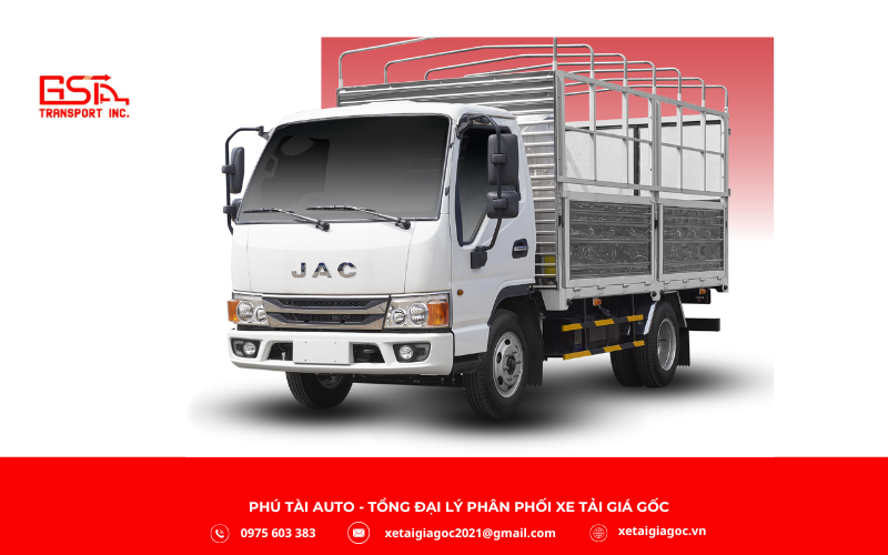 Xe tải JAC H250 E5 thùng bạt phù hợp vận chuyển nông sản, vật liệu xây dựng và nhiều loại hàng hóa khác