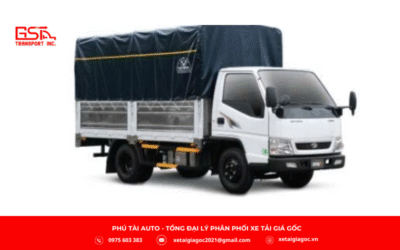 Xe tải Đô Thành IZ45S thùng mui bạt là phiên bản nâng cấp mới đáp ứng tiêu chuẩn khí thải Euro 5, thân thiện với môi trường