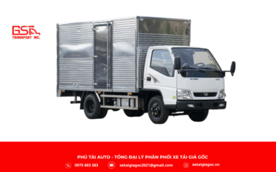 Xe tải Đô Thành IZ50S thùng kín thuộc dòng DOTHANH IZ thế hệ mới, đạt chuẩn khí thải Euro 5 thân thiện môi trường