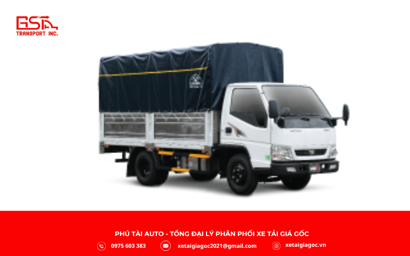 Đô Thành IZ62M thùng mui bạt là phiên bản xe tải 3.5 tấn được thiết kế linh hoạt, phù hợp chuyên chở hàng hóa cần che chắn khỏi mưa nắng nhưng vẫn thuận tiện bốc dỡ.