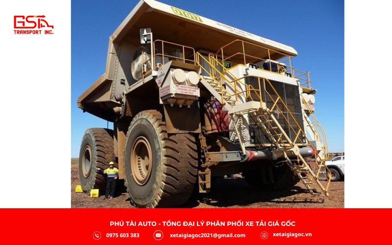 Terex MT 6300AC là một trong những xe ben siêu trọng nổi bật của Mỹ