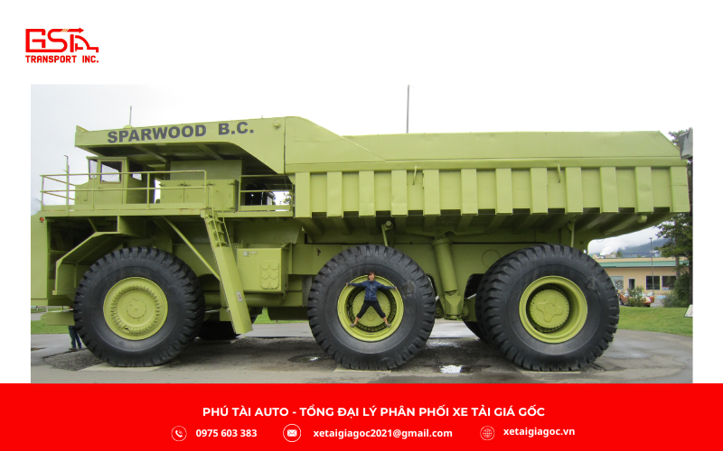 Xe ben Terex 33-19 “Titan” là huyền thoại trong ngành xe mỏ